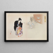 Kyiku imay bijin fzoku zen Pl11 - Toshikata Mizuno — framed artwork on a wall