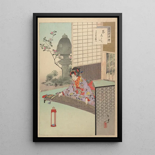 Toshikata Mizuno - Noblewomen of the Tokugawa Period Thirtysix Beauties Sanjuroko kasensoro Pl06.webp