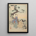 Nobles femmes de la période Tokugawa Trente-six beautés Sanjuroko kasensoro Pl31 - Toshikata Mizuno — framed artwork on a wall