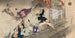 The First Hero Harada Jkichi Fiercely Fighting During the Attack on Hyeonmu Gate in Pyongyang - Toshikata Mizuno — artwork view