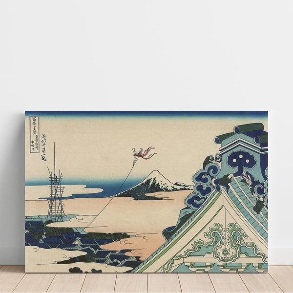 Reproduction of the painting Toto Asakusa Honganji - Katsushika Hokusai