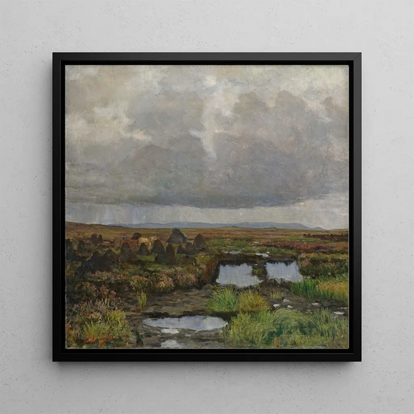 Tourbière à Jren - Kitty Kielland — framed artwork on a wall