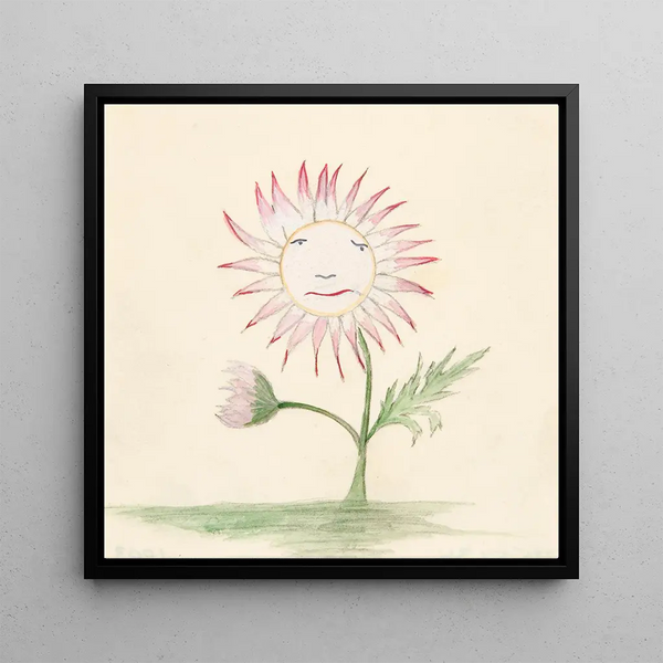 Sunflower Painting - Charles Demuth — framed artwork on a wall