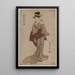 Ichikawa Dannosuke - Toyokuni Utagawa — framed artwork on a wall