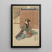 Ichikawa Monnosuke no Yaoya Oshichi - Toyokuni Utagawa — framed artwork on a wall