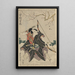 Nakamura Shikan - Toyokuni Utagawa — framed artwork on a wall