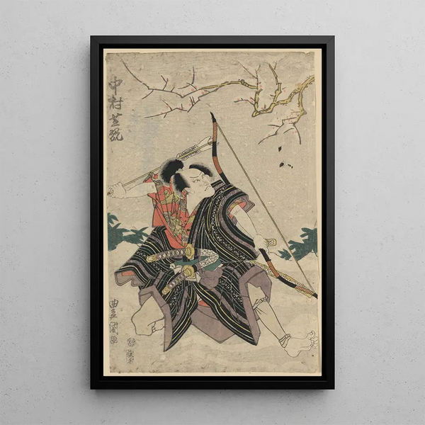 Nakamura Shikan - Toyokuni Utagawa — framed artwork on a wall