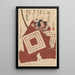 L'acteur Danjuro - Toyokuni Utagawa — framed artwork on a wall
