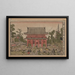 Overview of Kinryzan (Case Conflict) - Toyokuni Utagawa — framed artwork on a wall