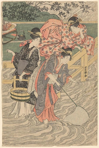 Toyokuni Utagawa - Women Fishing with Nets.webp