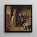 Tracing the ship's course - William Maw Egley — framed artwork on a wall