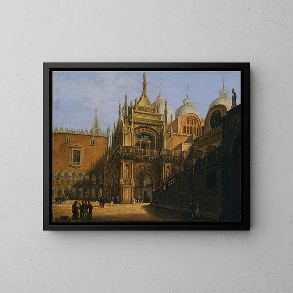 La cour du palais des Doges - Tranquillo Orsi — framed artwork on a wall