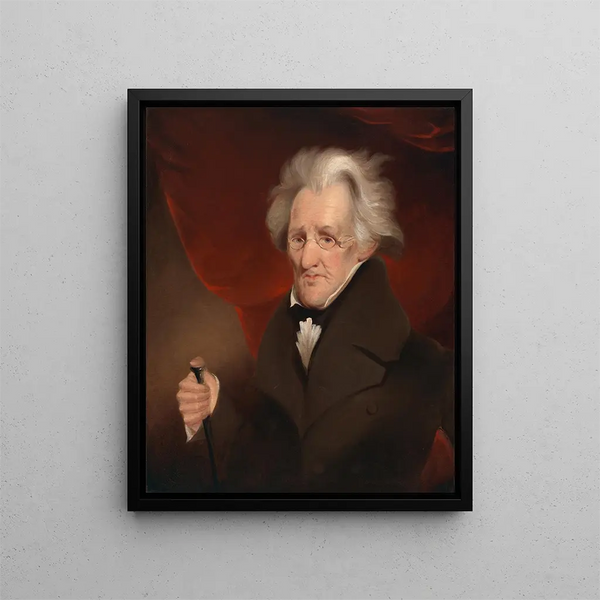 Andrew Jackson - Trevor Thomas Fowler — framed artwork on a wall