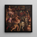 Triumph after the victory over Pisa - Giorgio Vasari — framed artwork on a wall