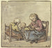 Three Girls, the oldest making lace - Adriaen van Ostade — artwork view