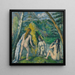 Three Bathers - Paul Cézanne — framed artwork on a wall