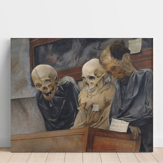 Trois crânes du couvent des Capucins à Palerme - Laurits Andersen Ring | Reproduction Tableau Décoration murale affiche copie
