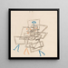 Trois dans la confusion - Paul Klee — framed artwork on a wall