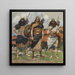 Trois des capitaines de David - James Tissot — framed artwork on a wall