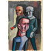 Reproduction of the painting of Three Men, undated (circa 1935) - Karl Wiener