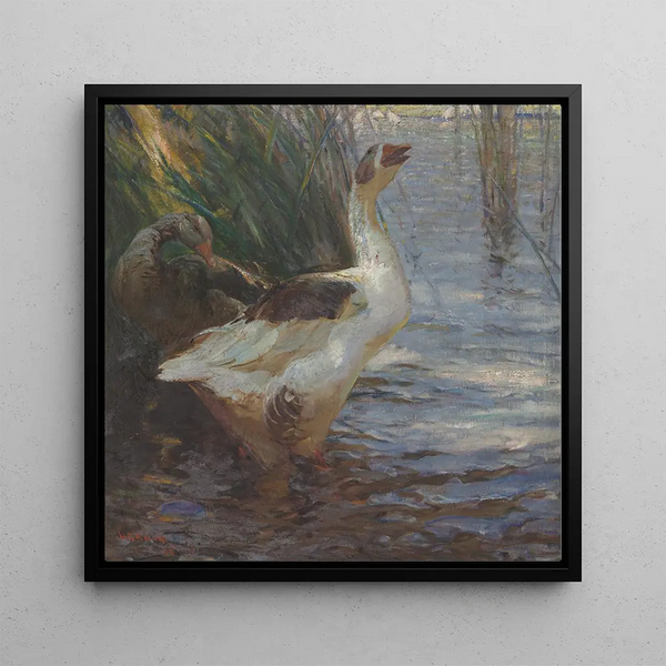 Troublé - Henry Keller — framed artwork on a wall
