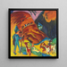 Herd of Goats Returning - Ernst Ludwig Kirchner — framed artwork on a wall