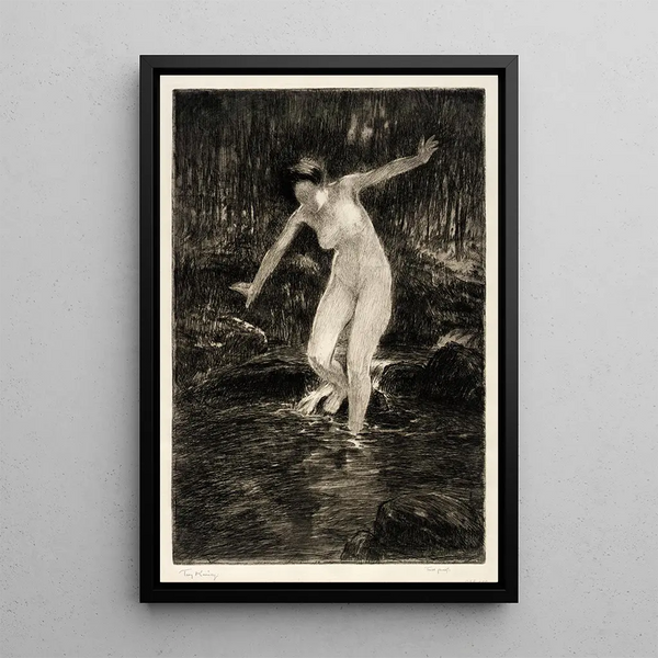 Le Gué - Troy Kinney — framed artwork on a wall