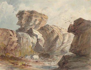 Landscape painting rocky - Truman Seymour — artwork view