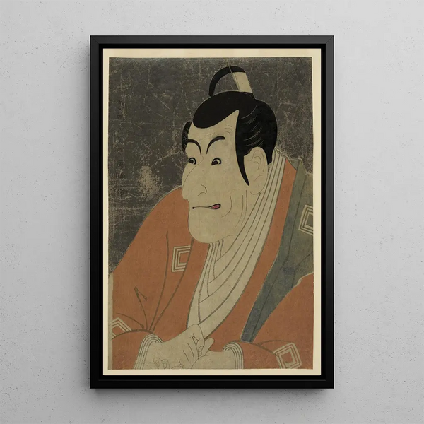Ichikawa Ebiz no Takemura Sadanoshin - Tōshūsai Sharaku — framed artwork on a wall