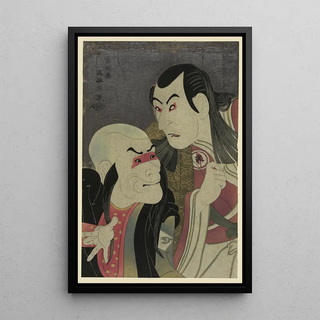 Tshsai Sharaku - Nidaime sawamura yodogor no kawatsura hgen to band zenji no oni sadob.webp