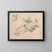Racine de lotus et langue de serpent - Tsubaki Chinzan — framed artwork on a wall