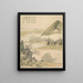 Willow branches in spring - Tsubaki Chinzan — framed artwork on a wall