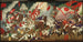 Chronique de la soumission de Kagoshima, Bataille autour du château de Kumamoto - Tsukioka Yoshitoshi — artwork view