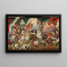 Chronique de la soumission de Kagoshima, Bataille autour du château de Kumamoto - Tsukioka Yoshitoshi — framed artwork on a wall