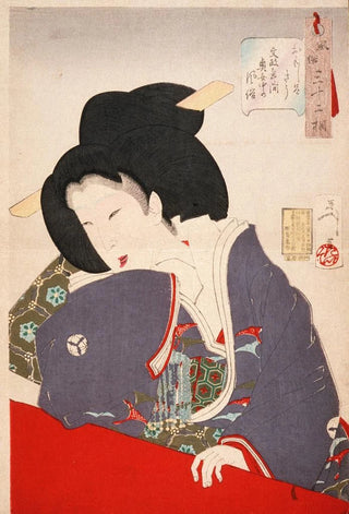 Tsukioka Yoshitoshi - A LadyinWaiting of the Bunsei Period 18181830.webp
