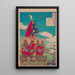 Moon of the Dawn of Shinto Rites - Tsukioka Yoshitoshi — framed artwork on a wall