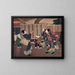 Celebration of the New Year in January - Tsukioka Yoshitoshi — framed artwork on a wall