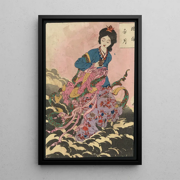 Jga hongetsu - Tsukioka Yoshitoshi — framed artwork on a wall
