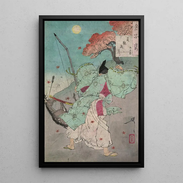 Moon of Jganden - Tsukioka Yoshitoshi — framed artwork on a wall