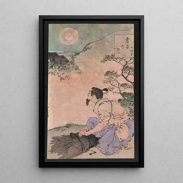 Moon of Kshi - Tsukioka Yoshitoshi — framed artwork on a wall