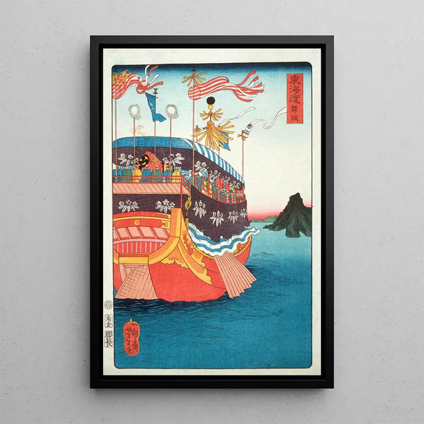 Maisaka Painting - Tsukioka Yoshitoshi — framed artwork on a wall
