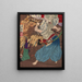 Ode à Nobunaga - Tsukioka Yoshitoshi — framed artwork on a wall