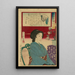 Photographer and subject in Yokohama Japan - Tsukioka Yoshitoshi — framed artwork on a wall
