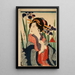 La courtisane - Tsukioka Yoshitoshi — framed artwork on a wall