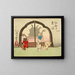 The dancing pot at Ninnaji Temple - Tsukioka Yoshitoshi — framed artwork on a wall