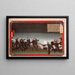 L'incident de la saga - Tsukioka Yoshitoshi — framed artwork on a wall