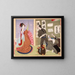 The story of Okoma by Shirokiya - Tsukioka Yoshitoshi — framed artwork on a wall