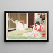 The story of Priest Nitt at Emmeiin - Tsukioka Yoshitoshi — framed artwork on a wall