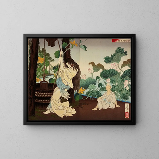 L'histoire de Tamiya Btar - Tsukioka Yoshitoshi — framed artwork on a wall