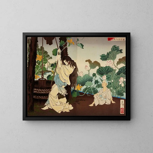 L'histoire de Tamiya Btar - Tsukioka Yoshitoshi — framed artwork on a wall